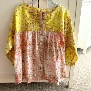 Pilcro Anthropologie Blouse